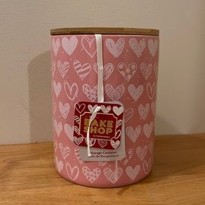 The Bakeshop by Masterclass Hearts Storage Canister